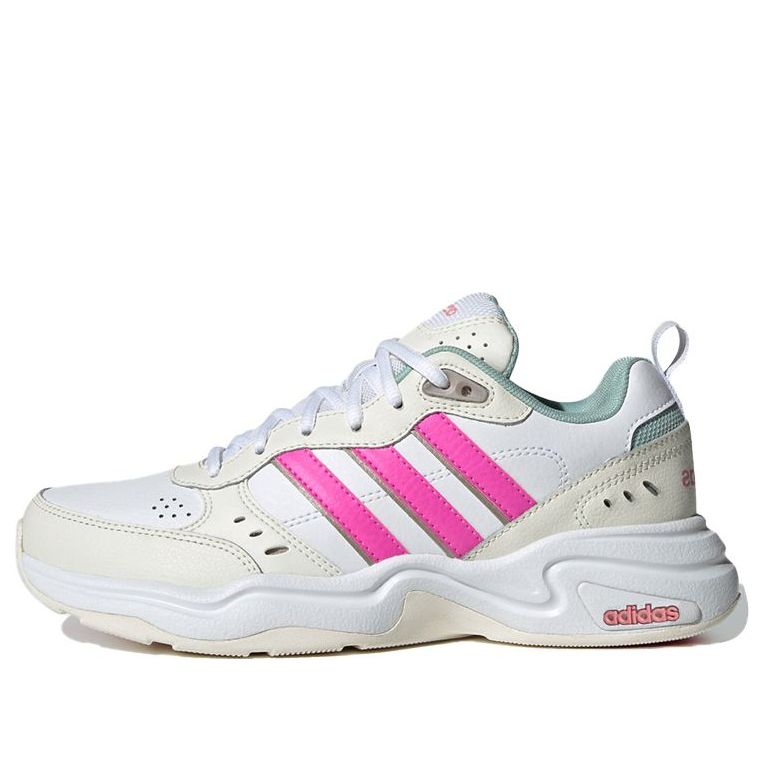 (WMNS) adidas neo Strutter 'White Pink Green' H05535