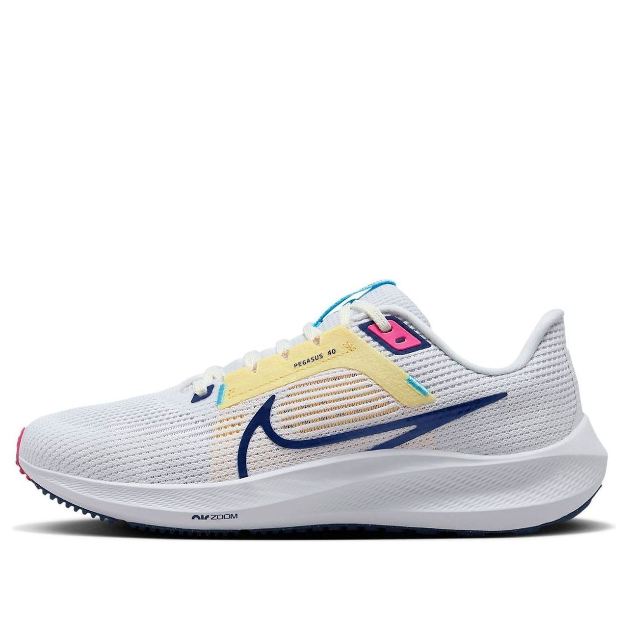 (WMNS) Nike Pegasus 40 'White Deep Royal Blue' DV3854-105