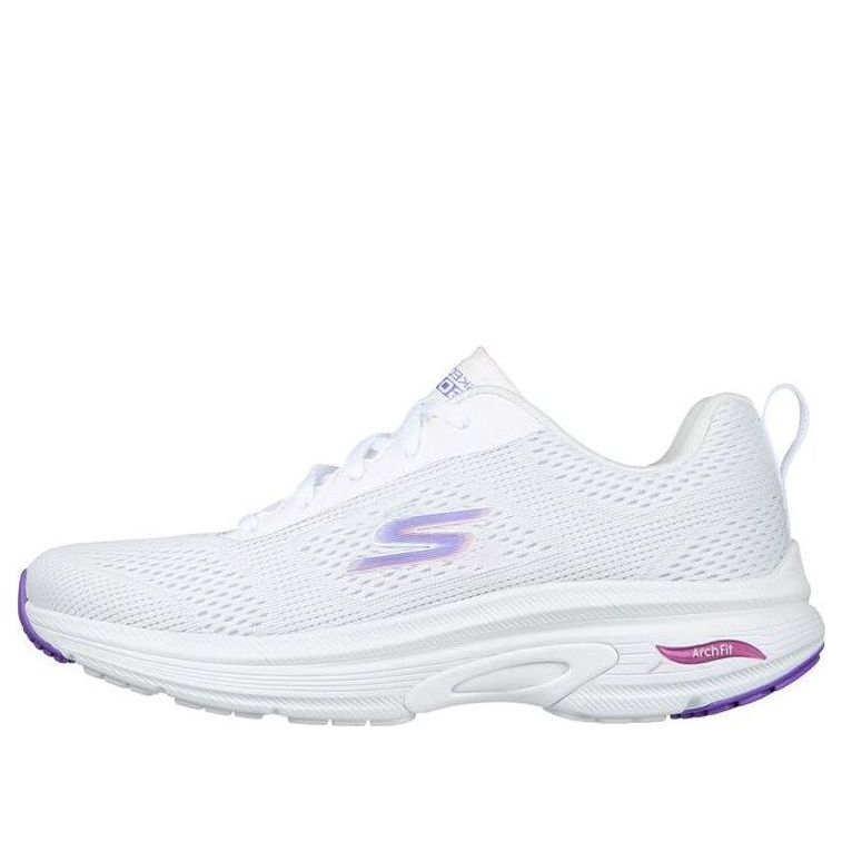 (WMNS) Skechers Go Run Arch Fit 'White Purple' 128953-WPR