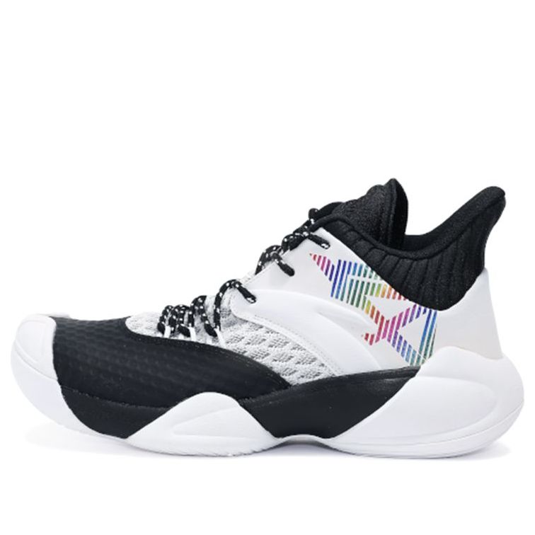 ANTA Basketball Series Sneakers Mid 'Black White Grey' 112131616S-1