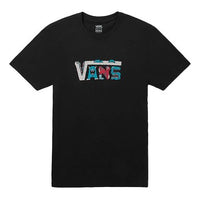 (WMNS) Vans x Mooncasket Casual Short Sleeve Black VN0A4MNMBLK1