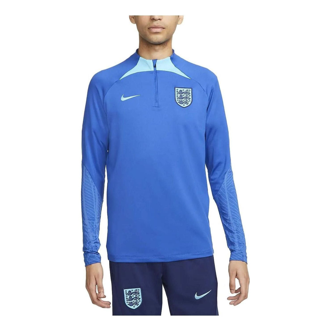 Nike England Dri-Fit Strike 1/4 Zip L/S Drill Top 'Royal Blue' DH6454-480