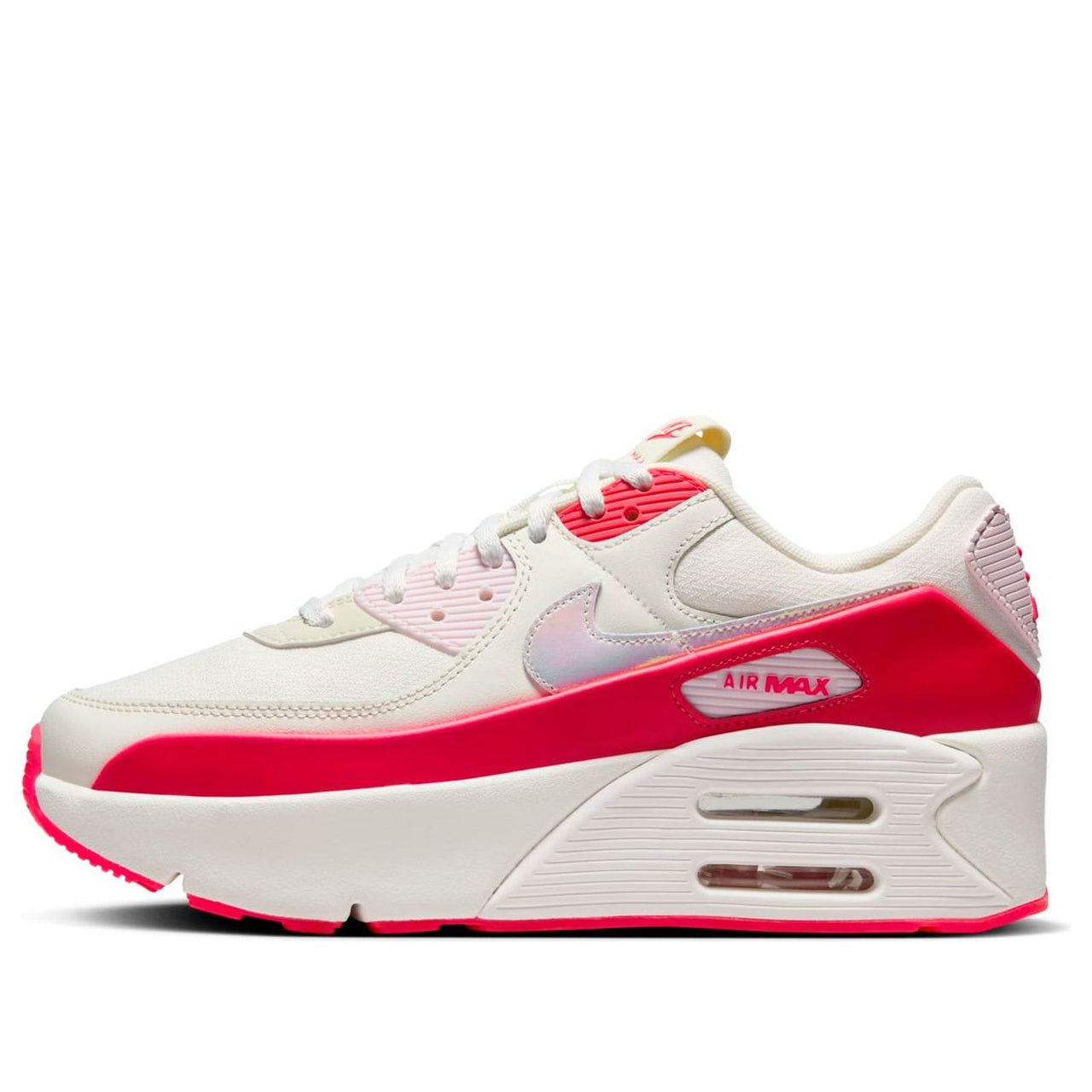 (WMNS) Nike Air Max 90 LV8 'Sail Siren Red' HF5073-133