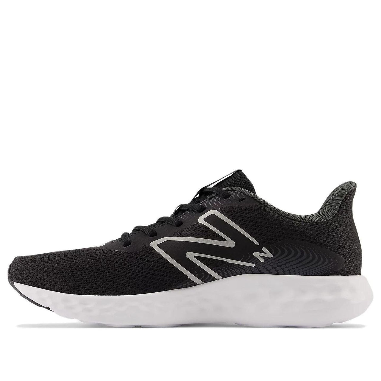 New Balance 411v3 Shoes 'Black Dark Silver Metallic' M411LB3