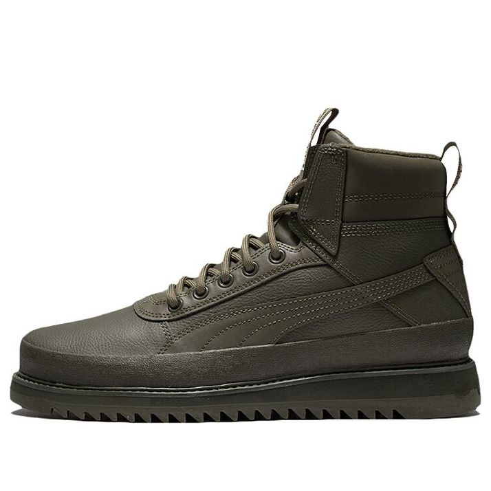 PUMA Unisex Desierto v2 WTR Rubber High-Top Sneakers Green 380754-02