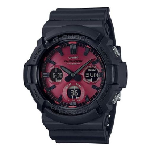 CASIO G-Shock Analog-Digital 'Black Red' GAS-100AR-1A