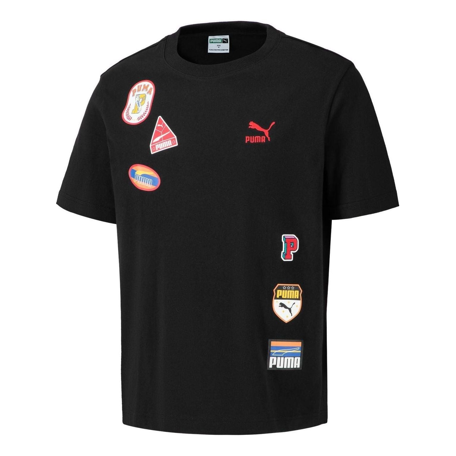 PUMA Printed T-Shirt 'Black' 623251-01