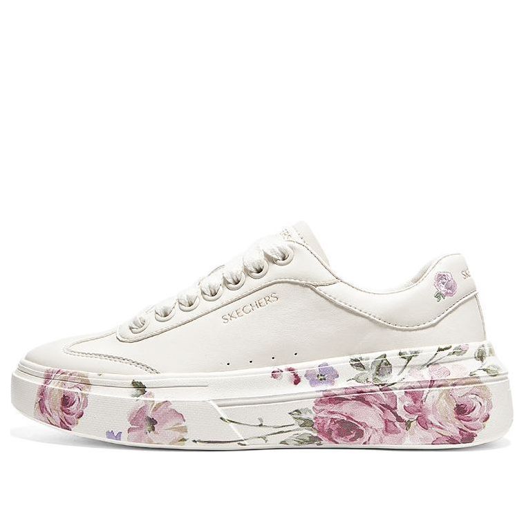 (WMNS) Skechers Cordova Classic Painted Florals 'Natural' 185062-NAT