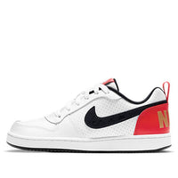(GS) Nike Court Borough Low 'Black White Red' DD8495-106