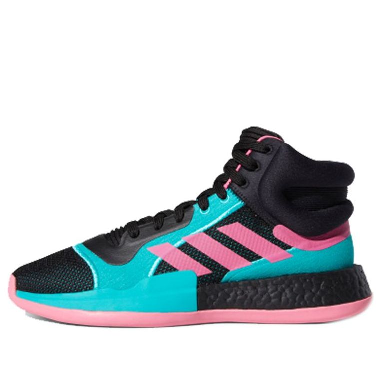 adidas Marquee Boost 'Black Shock Pink Aqua' EH2373
