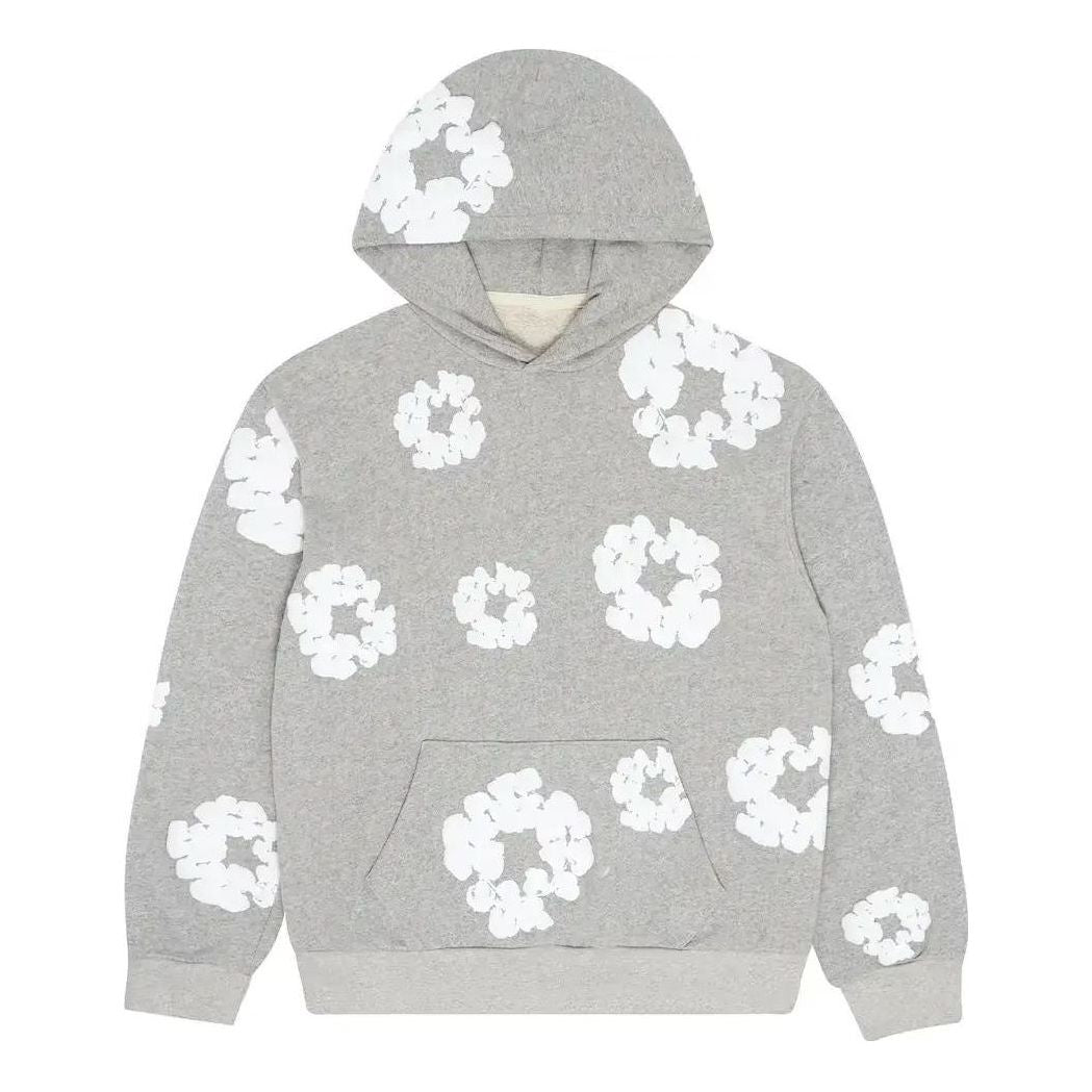 Denim Tears Cotton Wreath Hoodie 'Grey' 301-070-30