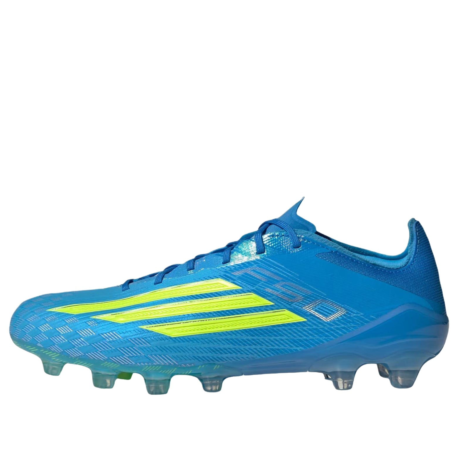 adidas F50 ELITE HG/AG 'Lucid Ray Blue Team Solar Yellow 2 Lucid Aquamarine' JR6465