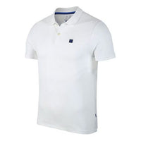 Nike Casual Sports Tennis Short Sleeve Polo Shirt White AH6763-100