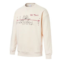 PUMA X Michael Lau Graphic Long Sleeve Crew Neck Sweater 'Beige' 530351-75