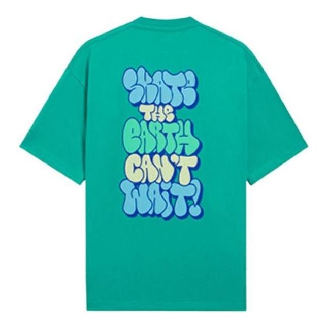 Li-Ning x Persue Cartoon Graphic Loose Fit T-shirt 'Green' AHSS295-2