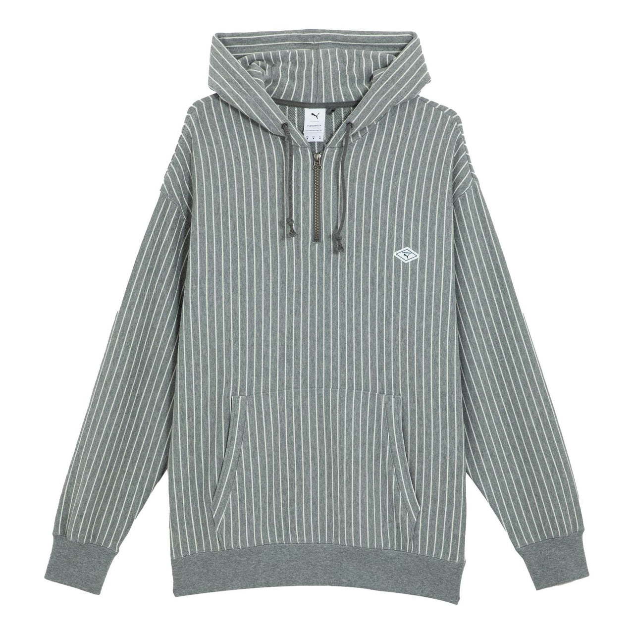 PUMA X Nanamica Striped Hoodie 'Grey' 539853-03