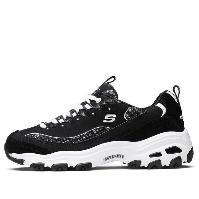 (WMNS) Skechers D'Lites Black 9999196-BLK