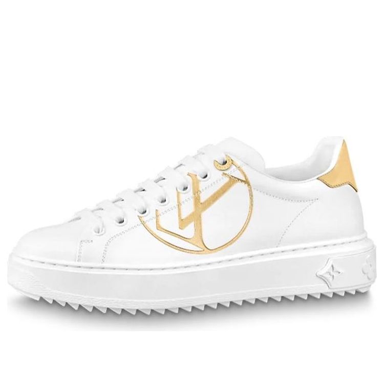 (WMNS) LOUIS VUITTON LV Time Out Sneakers 'White Gold' 1A8NI9