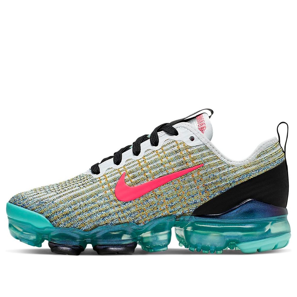(GS) Nike Air VaporMax Flyknit 3 'White Crimson Turqoise' BQ5238-104