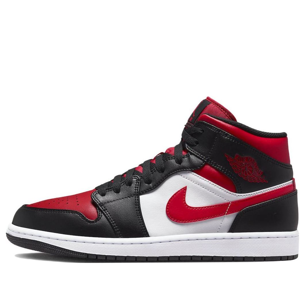 Air Jordan 1 Mid 'Bred Toe' 554724-079