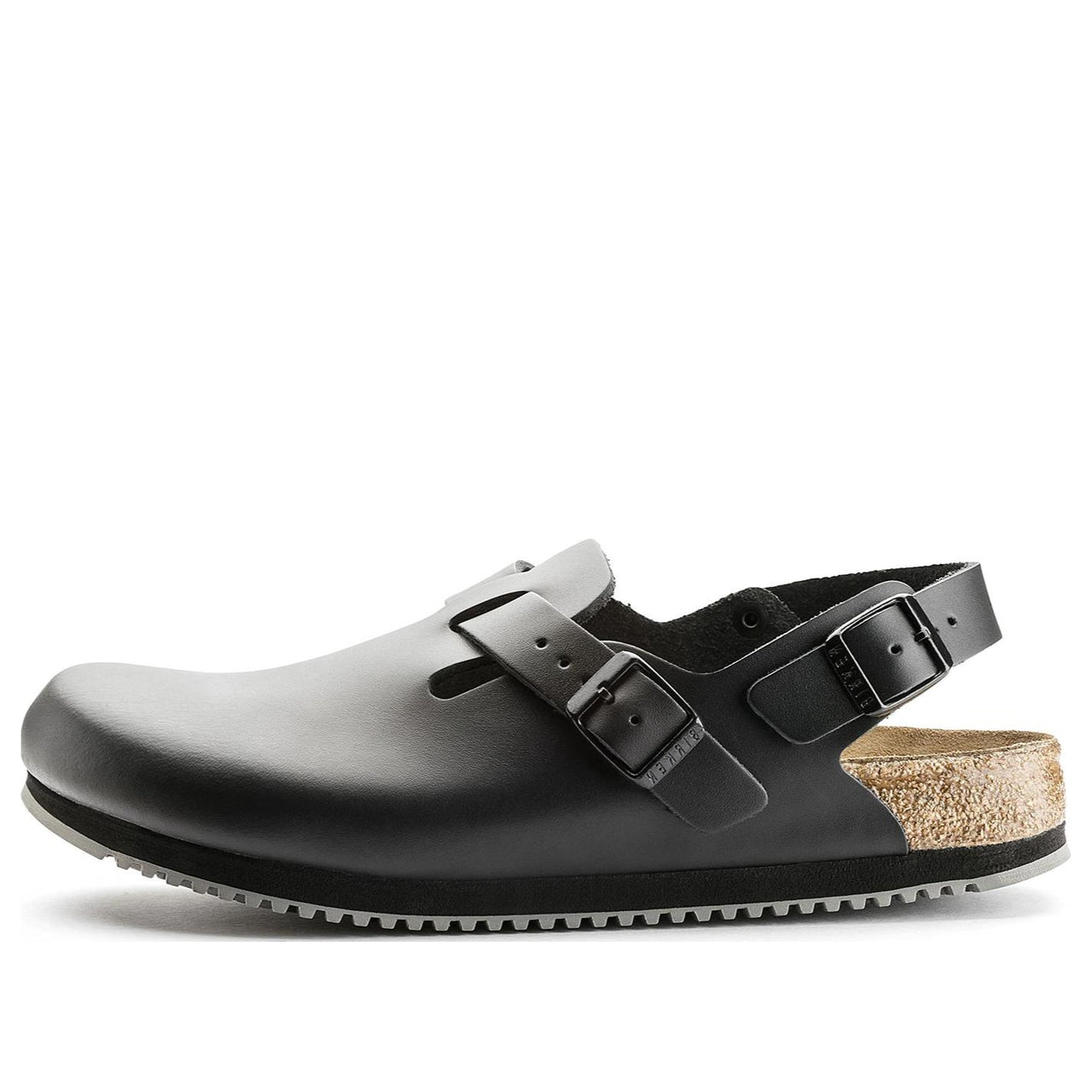 Birkenstock Tokio Super Grip Leather Sandals 'Black' 0061194