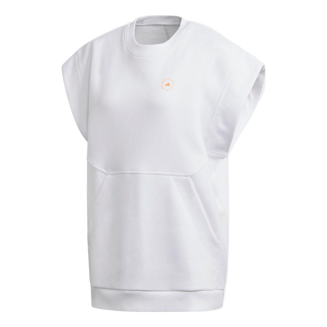 (WMNS) adidas Stella McCartney Muscle Sleeveless Sweatshirt 'White' FU0724