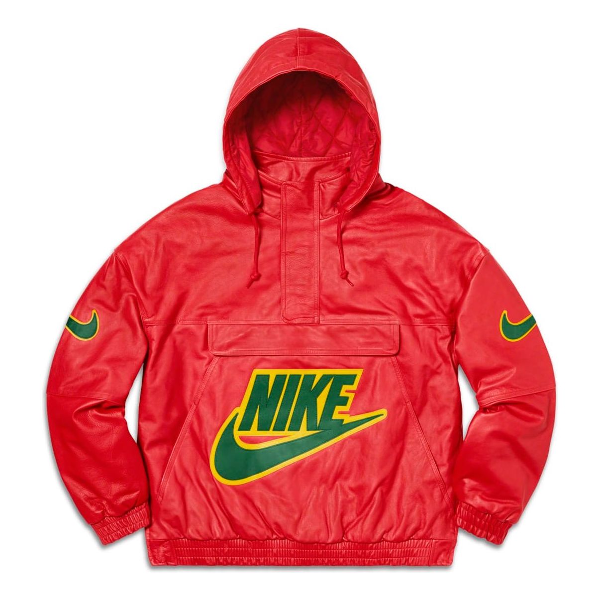 Nike x Supreme Nike Leather Anorak 'Red' CK6218-687