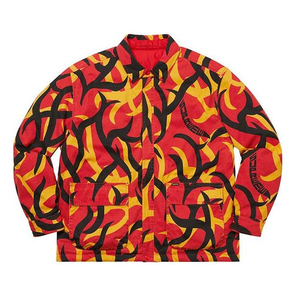 Supreme FW19 Week 8 Reversible Puffy Work Jacket SUP-FW19-794