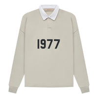 Fear of God Essentials SS22 1977 Henley Rugby Polo Shirt 'Oatmeal' FOG-SS22-106
