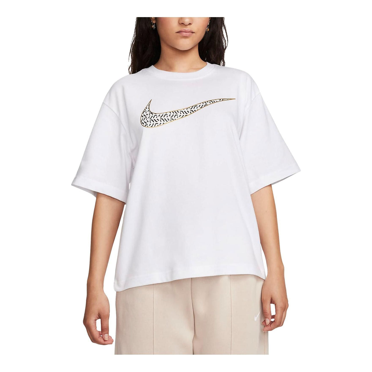 (WMNS) Nike Sportswear Boxy T-Shirt 'White' FJ2714-100