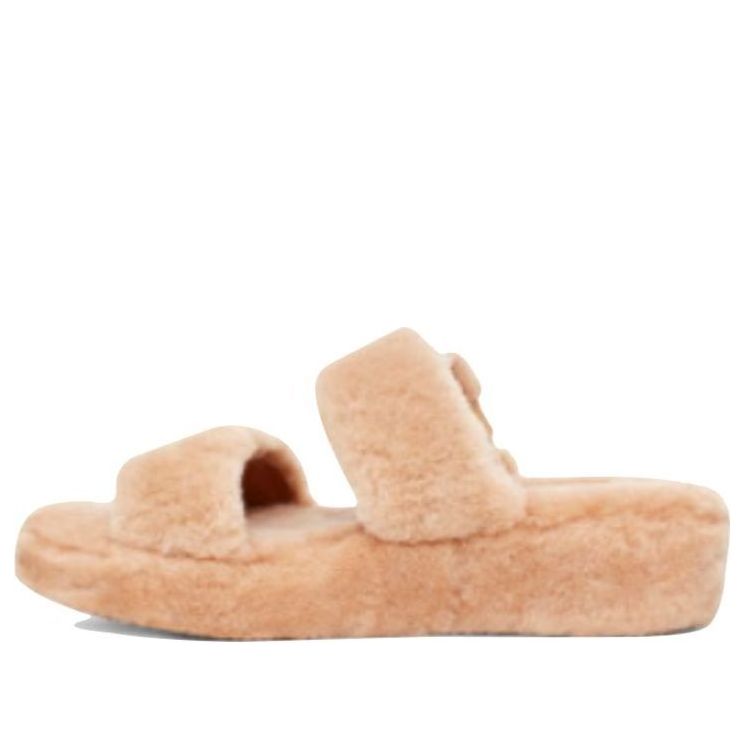 (WMNS) UGG Buckle Light Brown Sandals 1111232-BNZ