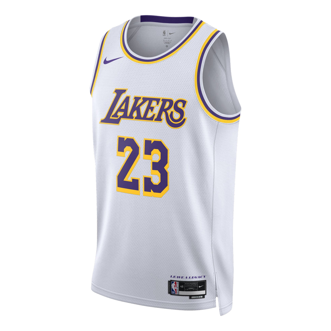 Nike NBA LeBron James Los Angeles Lakers 2022/23 Association Edition Swingman Jersey #23 DN2081-103