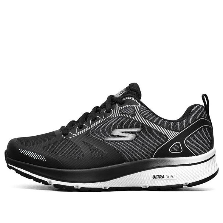 (WMNS) Skechers Go Run Consistent Low-Top Sneakers Black 128272-BKSL