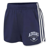 (WMNS) adidas VRC Shorts Asia Sizing 'Navy White' JH1224