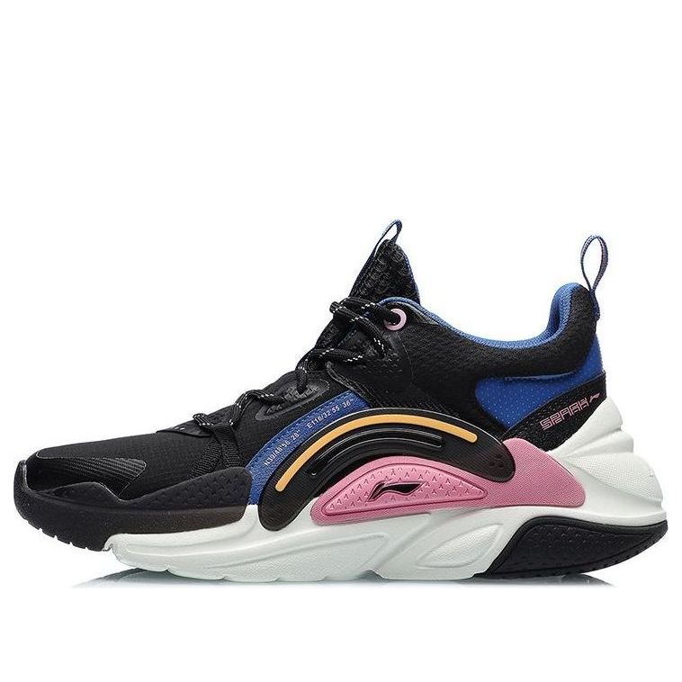 (WMNS) Li-Ning Starfire 'Black White Pink' AGLR018-3