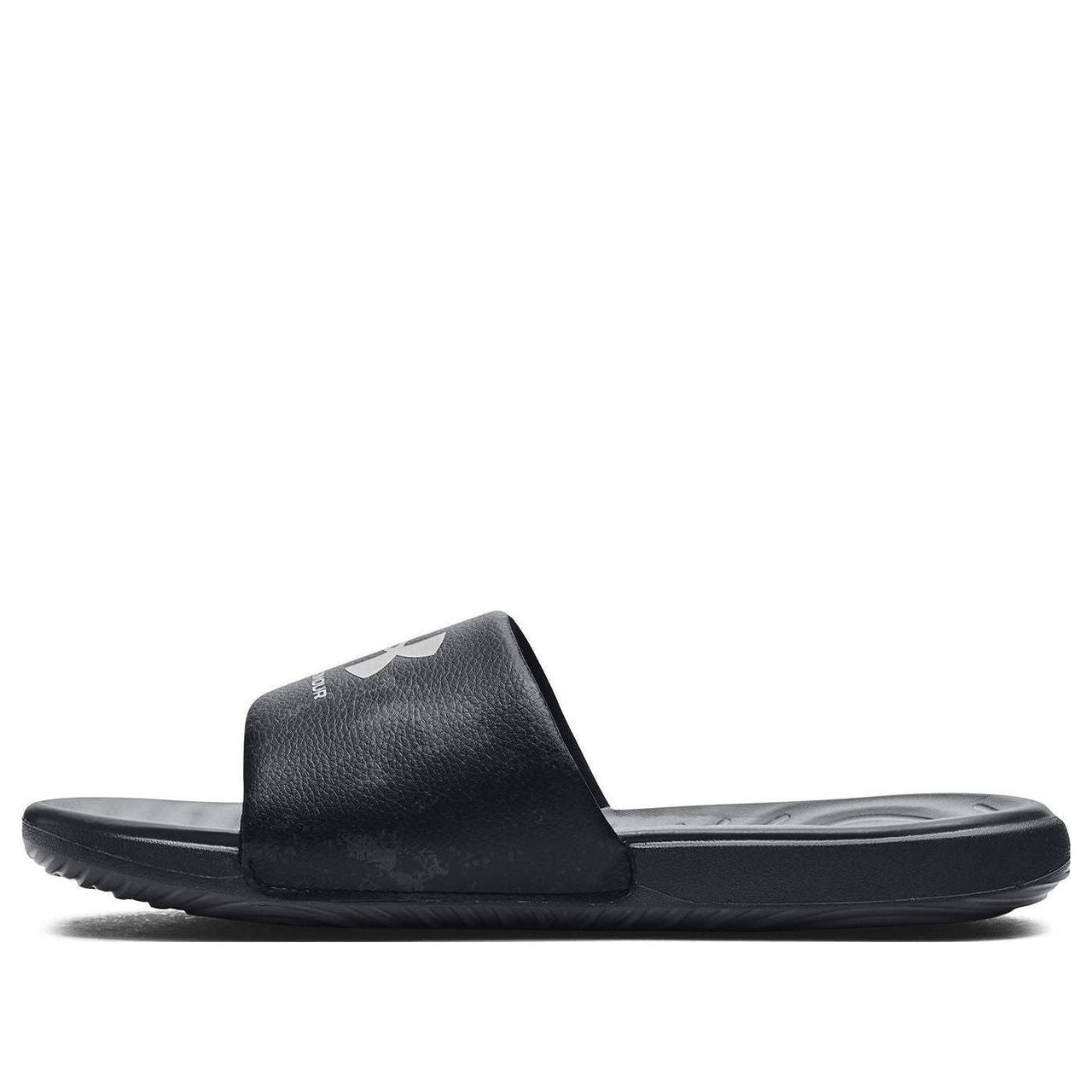 Under Armour Ansa Graphic Slides 'Black Pitch Grey' 3024434-018