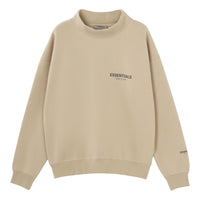 Fear of God Essentials FW21 Mock Neck Sweatshirt Beige FOG-FW21-111
