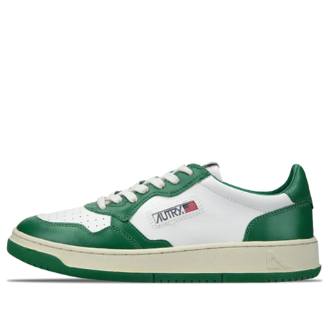 Autry Medalist Low Leather 'Green White' AULM-WB03