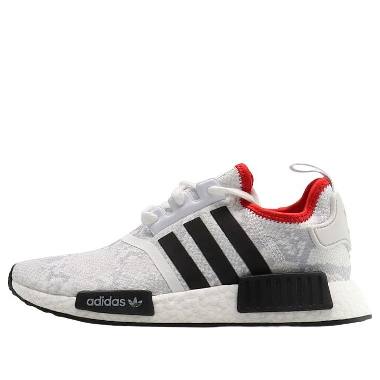 adidas NMD_R1 STLT 'White Black Scarlet' FV3874