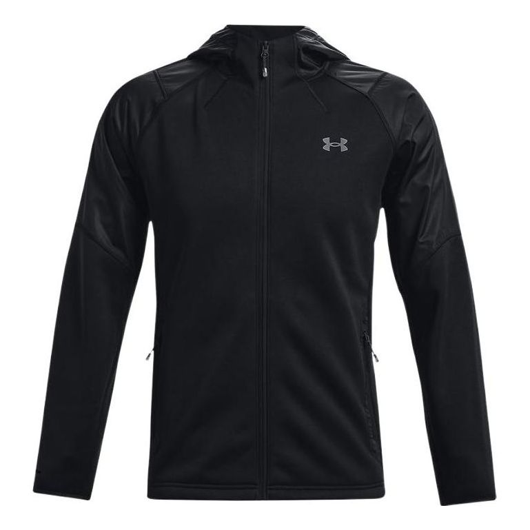 Under Armour ColdGear Swacket Hoodie Jacket 'Black' 1357475-002