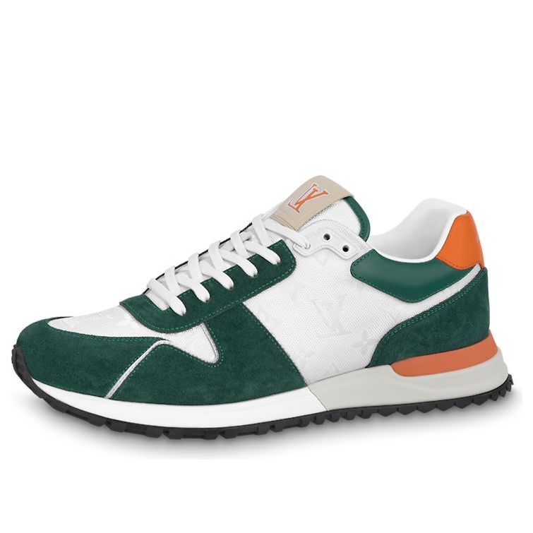 LOUIS VUITTON Run Away Sneakers 'Green Orange' 1ABMEP