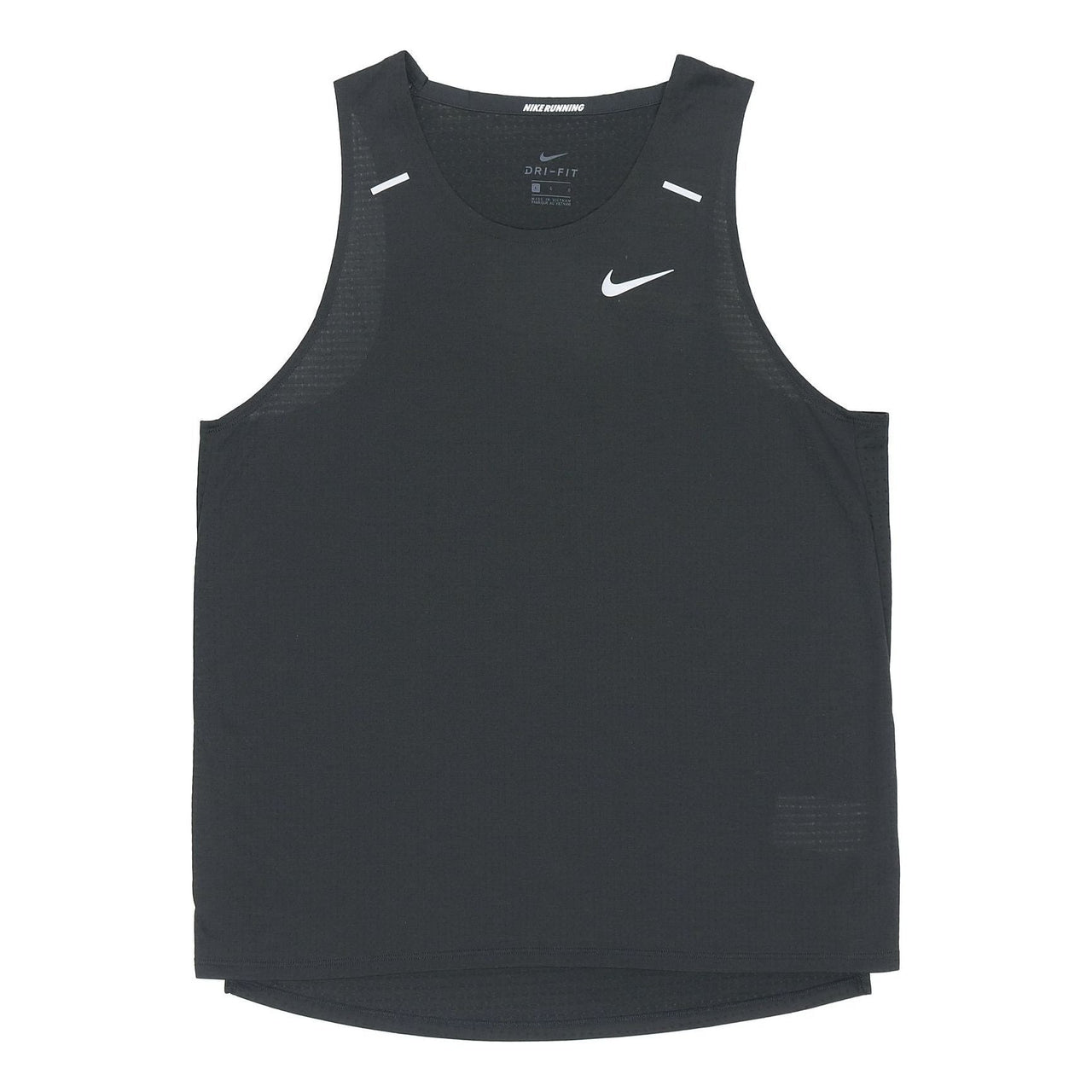 Nike Rise 365 Dri-fit Breathable Quick Dry Running Vest Black CJ5419-010