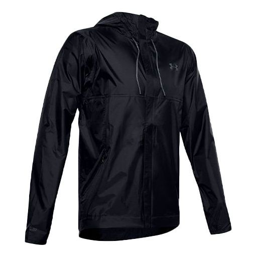 Men's Under Armour Cloudburst Shell Training Sports Jacket Black 1350950-001