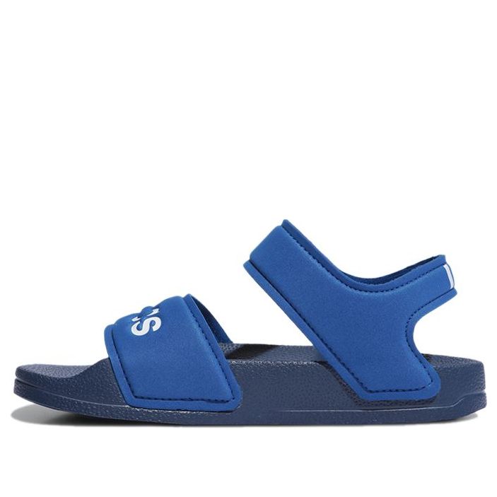 (GS) adidas Adilette Sandal K Blue Sandals 'Blue Black' EG2133