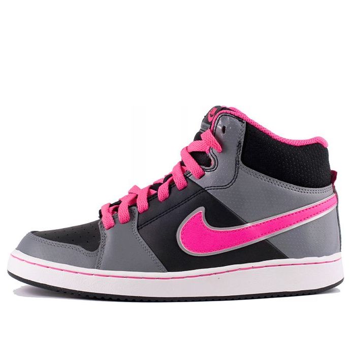 (GS) Nike Backboard 2 Mid Sneakers Grey/Black/Pink 488158-006