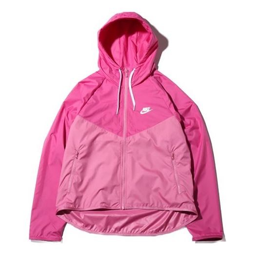 (WMNS) Nike Sportswear Windrunner Hoodie Jacket For Pink BV3940-691