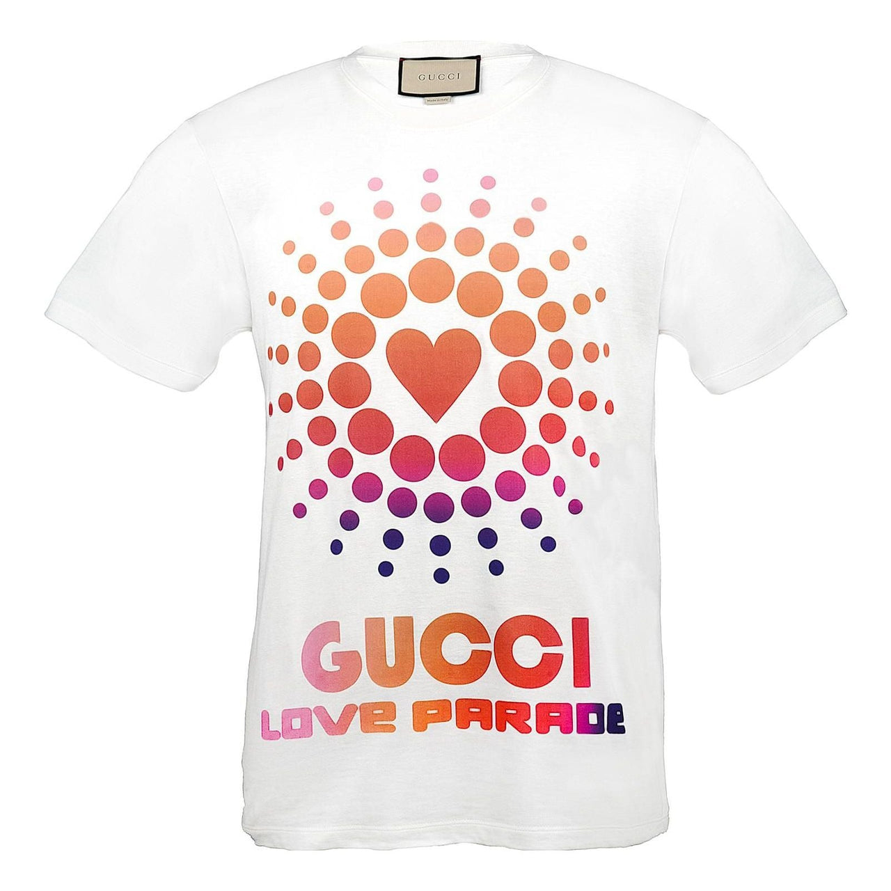 GUCCI SS22 Gucci Love Parade print Tee 'White' 548334-XJEMZ-9095