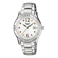 Quartz SHEEN Stainless Steel Strap White Analog SHN-4019DP-7A2021