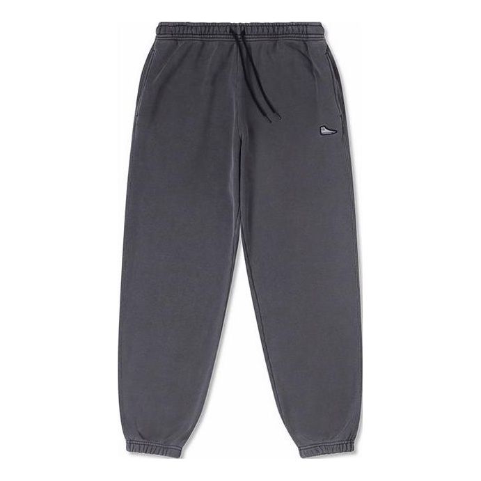 Converse Loose Fit Sneaker Patch Pant 'Black Grey' 10025540-A01