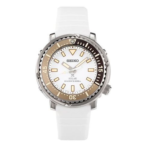 SEIKO PROSPEX Series Solar Quartzes Christmas Limited White SUT407P1